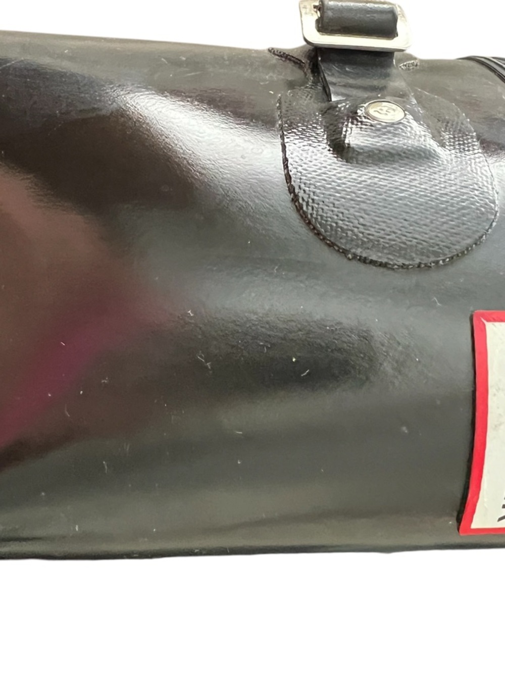 Hunter Original Black Gloss Tall Shiny Rain Boots W23616 - size 6 Female - Picture 4 of 8
